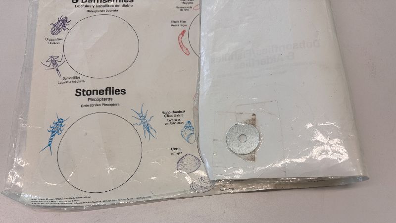 Add metal weights to your sorting sheet to hold it down in windy weather.